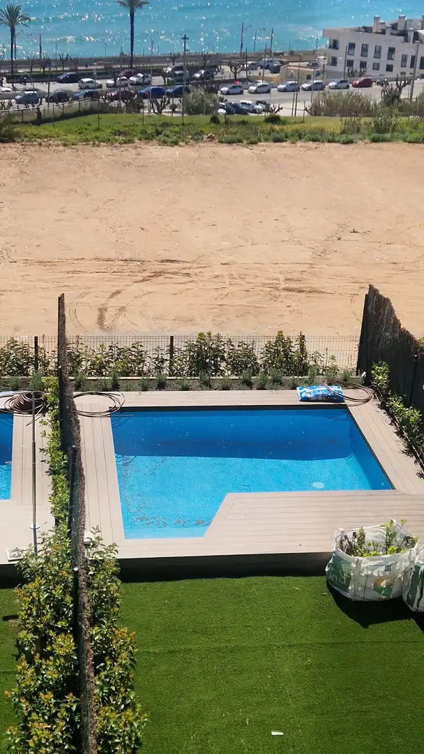 Swimming pool of Houses for rent in Montgat  with Air Conditioner, Heating and Private garden