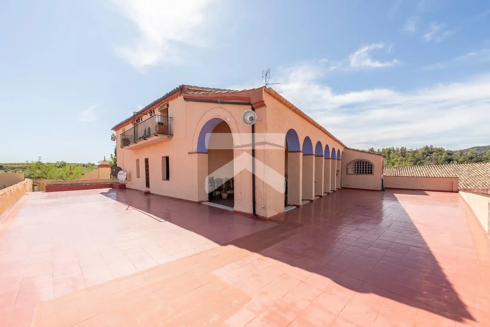 Vista exterior de Finca rústica en venda en El Molar (Tarragona) amb Aire condicionat, Calefacció i Jardí privat