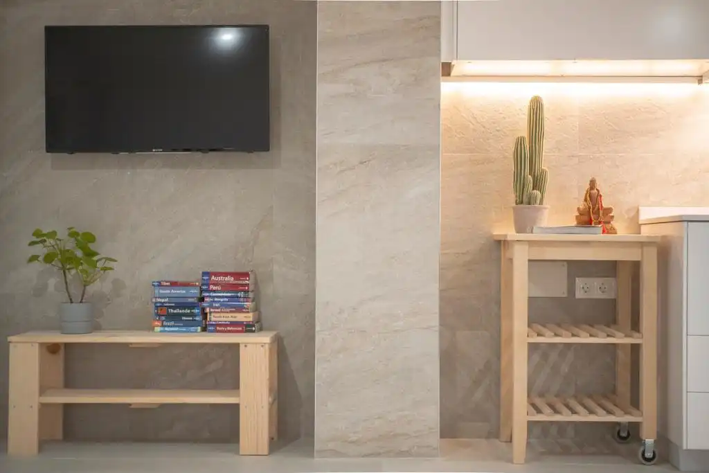 Sala de estar de Dúplex de alquiler en Málaga con Amueblado y Lavadora