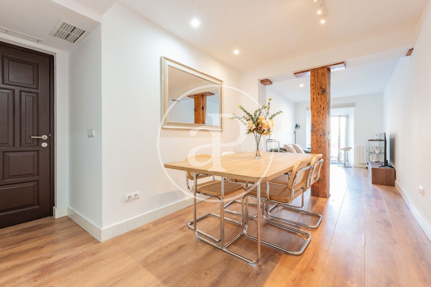 Comedor de Piso de alquiler en  Madrid Capital con Aire acondicionado, Calefacción y Amueblado