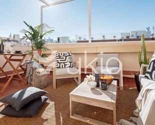 Terrace of Apartment to rent in  Madrid Capital  with Air Conditioner, Terrace and Furnished