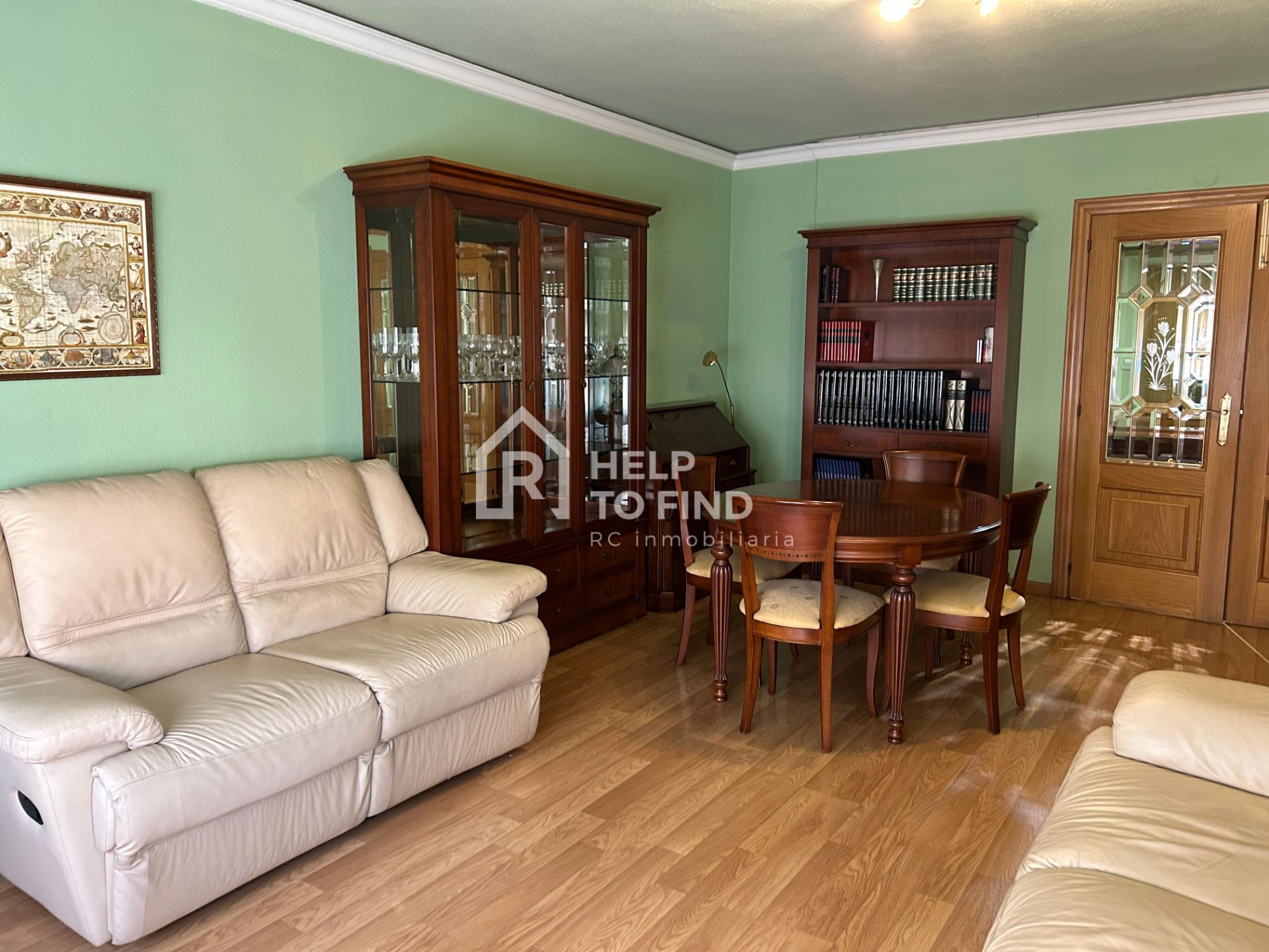 Sala de estar de Piso de alquiler en Gandia con Aire acondicionado, Amueblado y Horno