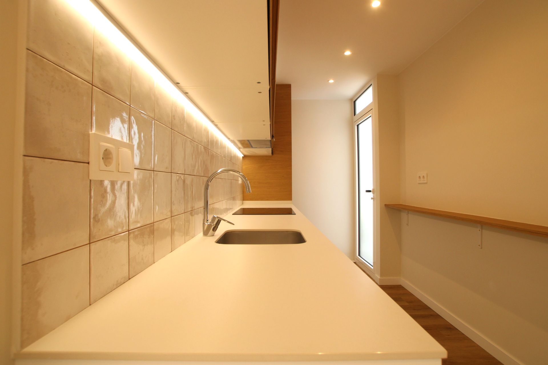 Küche von Wohnung zum Verkauf in Argentona mit Klimaanlage, Parkett und Balkon