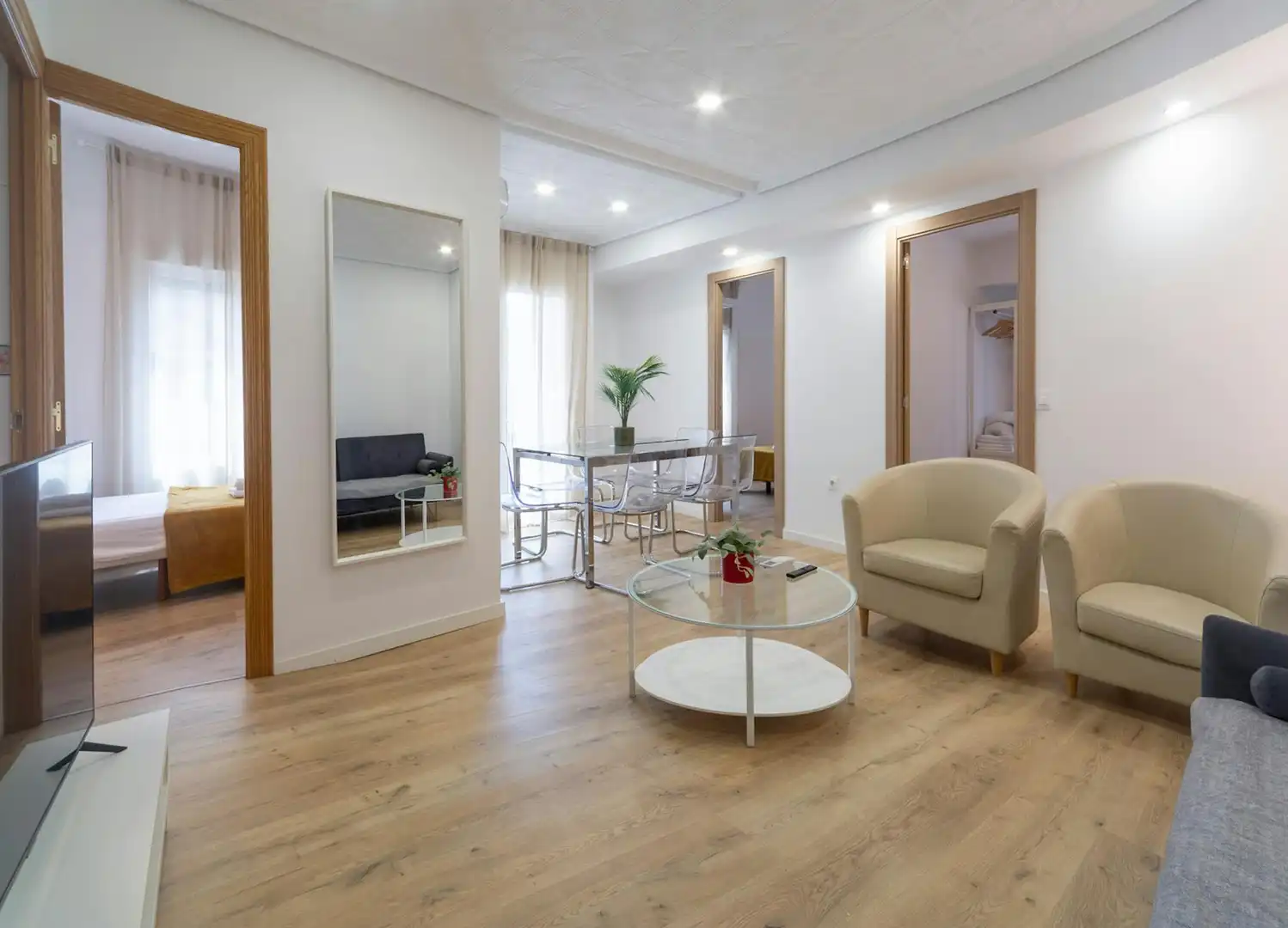 Wohnzimmer von Wohnung zur Miete in Camins al Grau