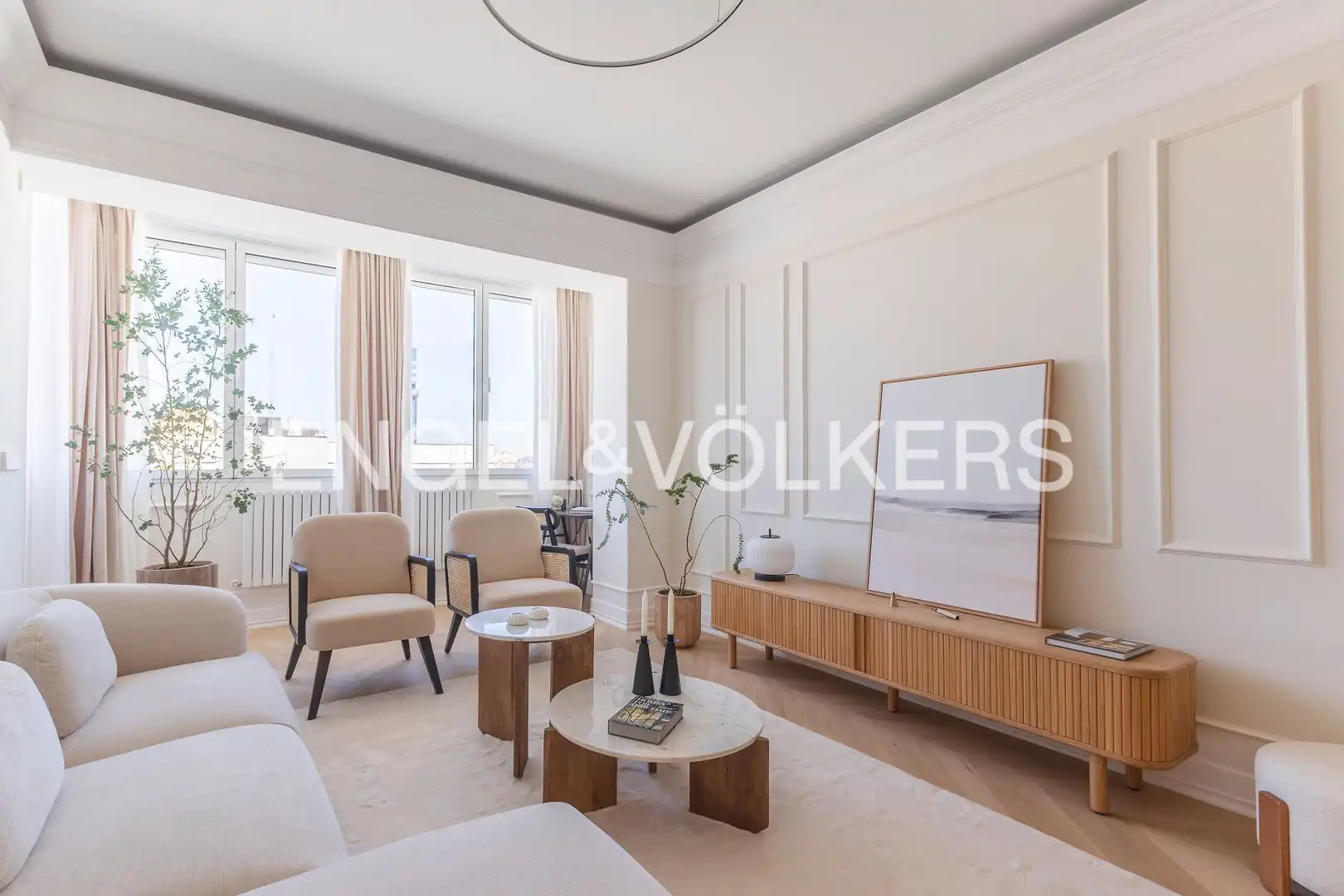 Sala de estar de Piso en venta en Barrio de Salamanca