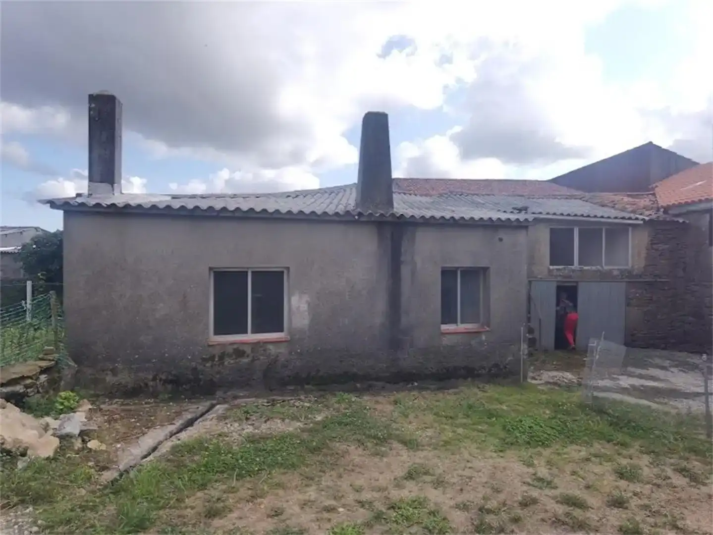 Vista exterior de Planta baja en venta en Rodeiro