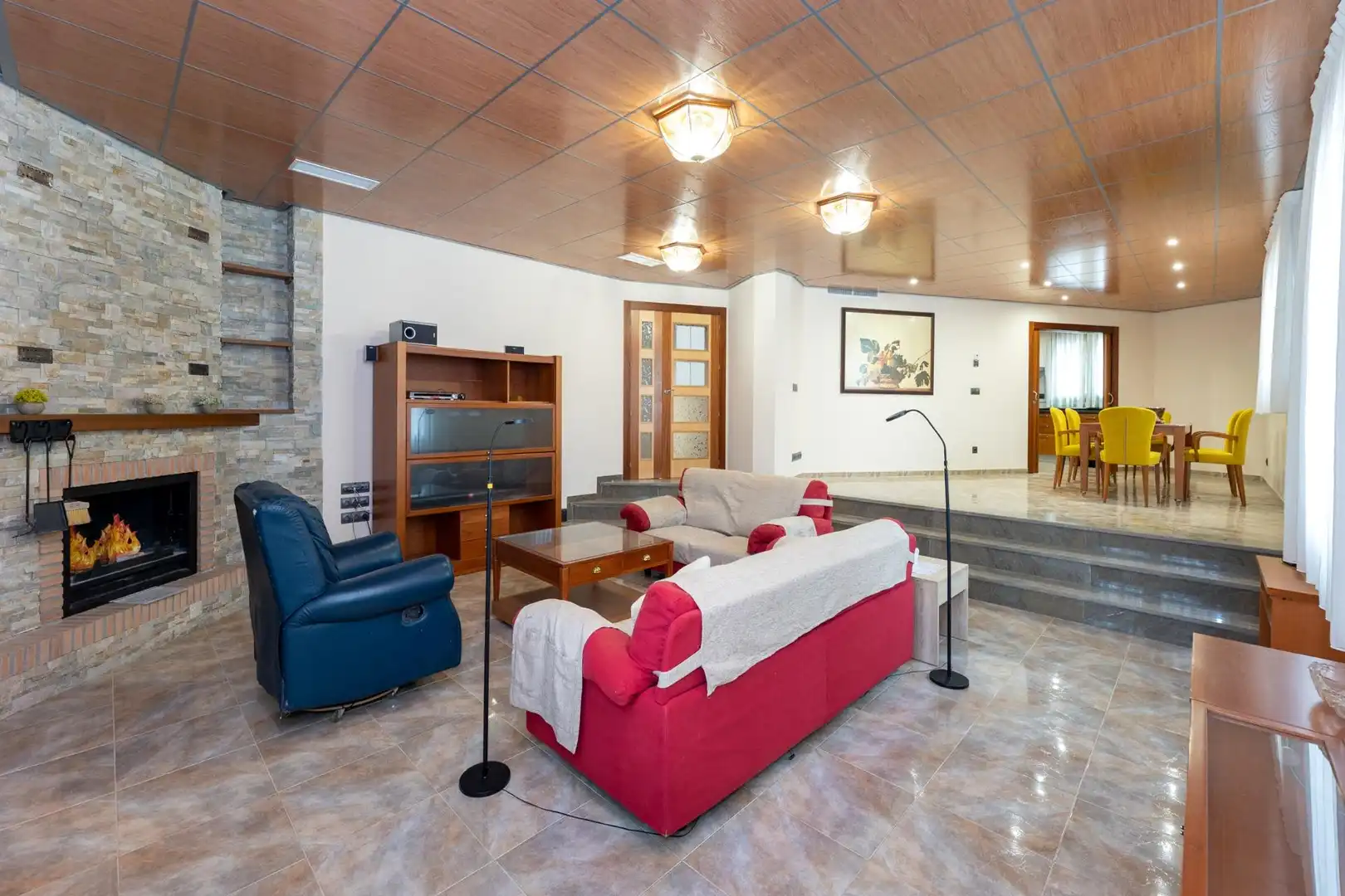 Sala de estar de Casa o chalet en venta en Albolote con Terraza, Trastero y Piscina