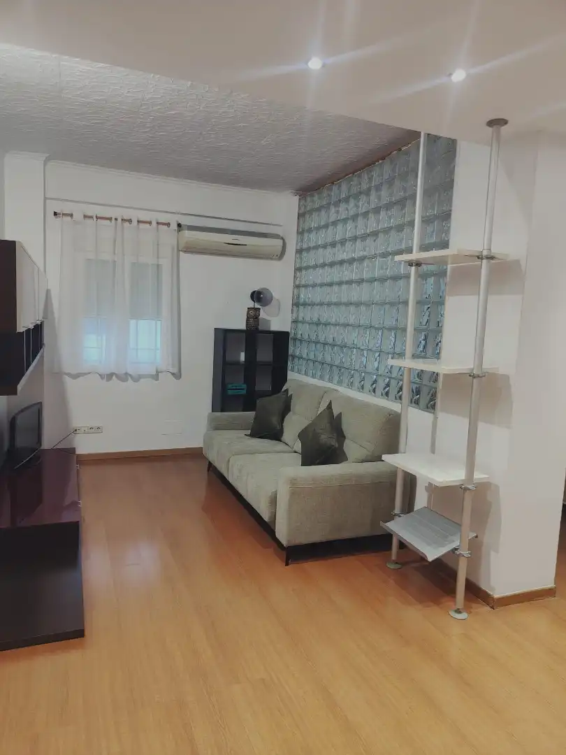 Sala d'estar de Apartament de lloguer en Zaragoza amb Calefacció, Parquet i Moblat