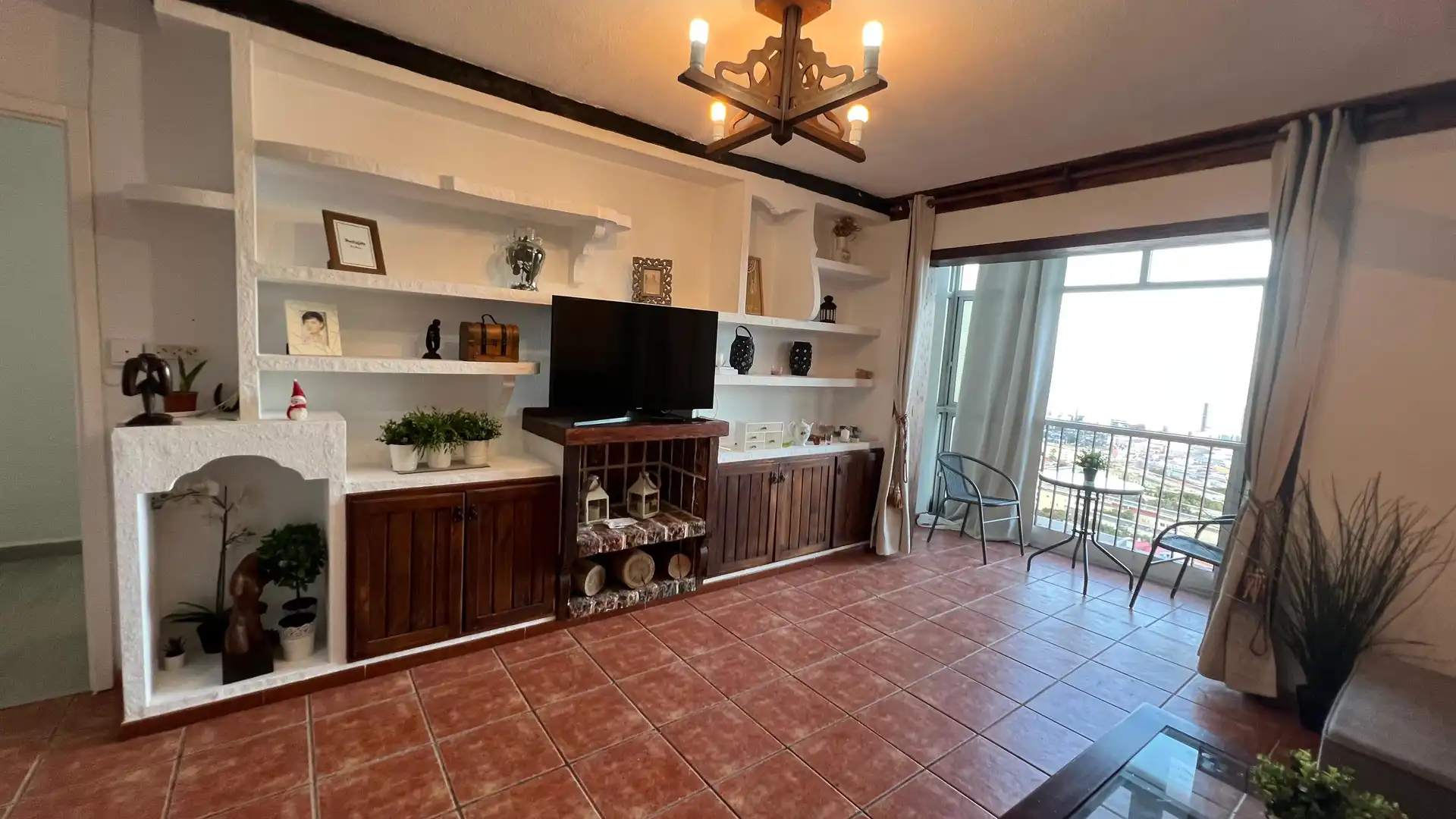 Sala de estar de Piso de alquiler en Santa Cruz de Tenerife con Jardín privado, Terraza y Amueblado