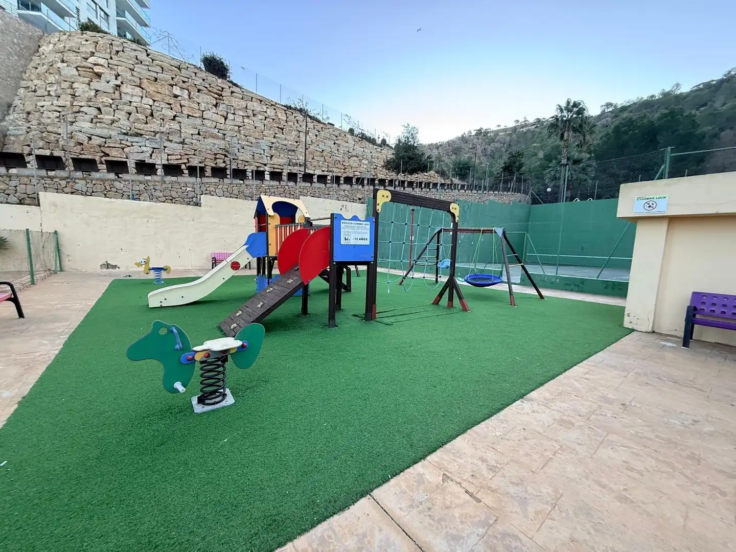 Terraza de Ático en venta en Benidorm con Aire acondicionado, Jardín privado y Terraza