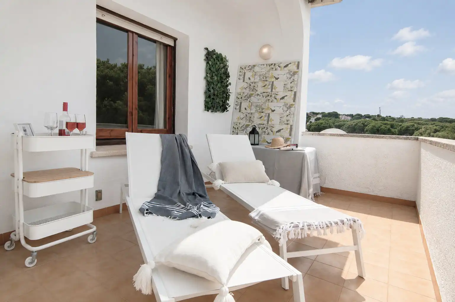 Terraza de Ático en venta en L'Escala con Calefacción, Terraza y Amueblado