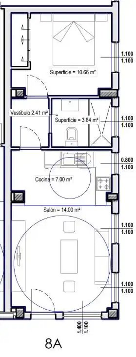 Apartamento en venta en Calle de Julio Pellicer