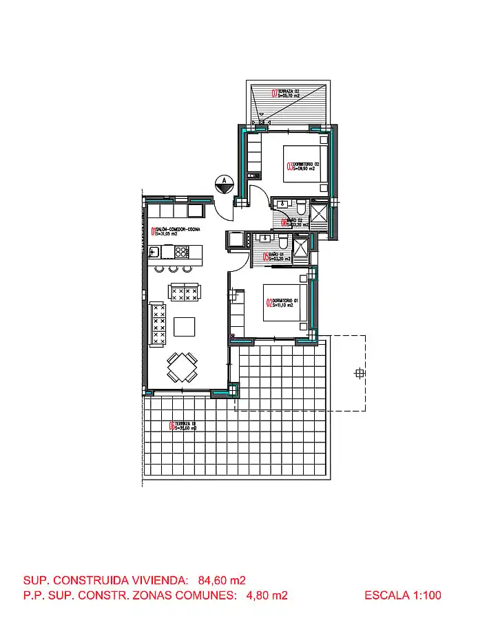 Apartamento con terraza en venta en Nueva Torrevieja - Aguas Nuevas, imagen 19