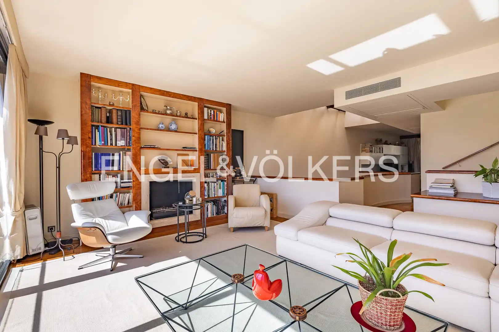 Sala de estar de Casa o chalet en venta en Barcelona con Aire acondicionado, Calefacción y Jardín privado