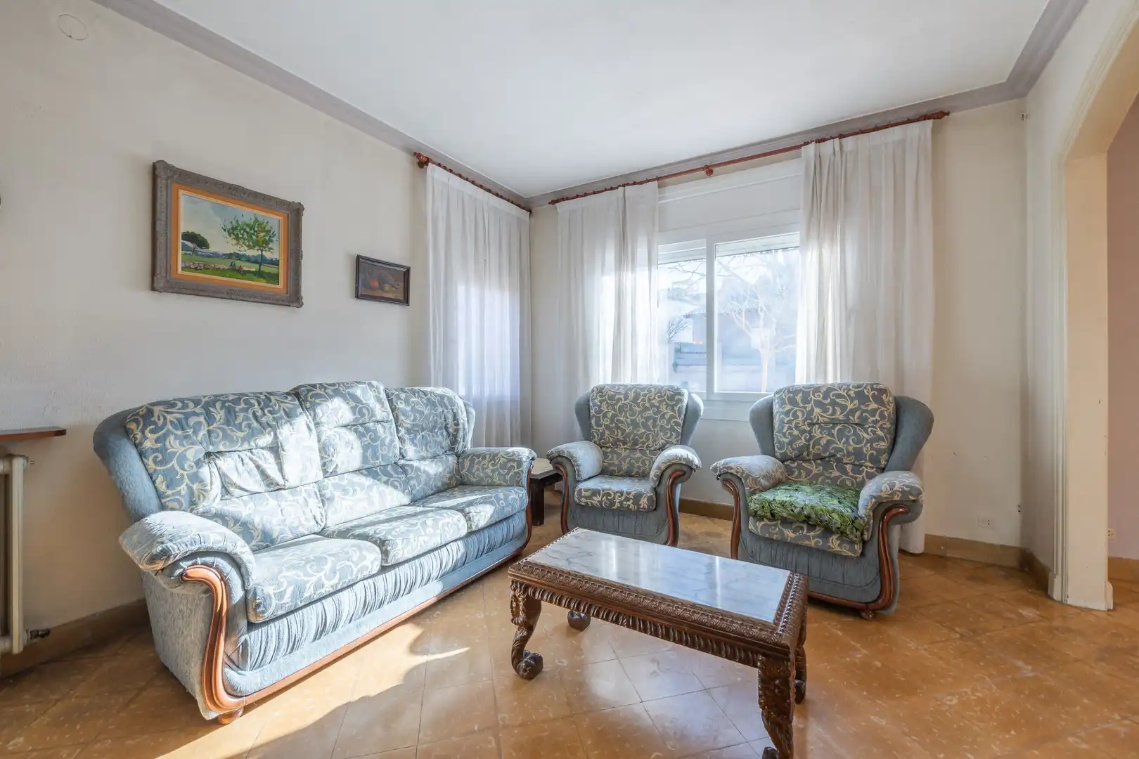 Sala de estar de Casa o chalet en venta en Banyoles con Terraza
