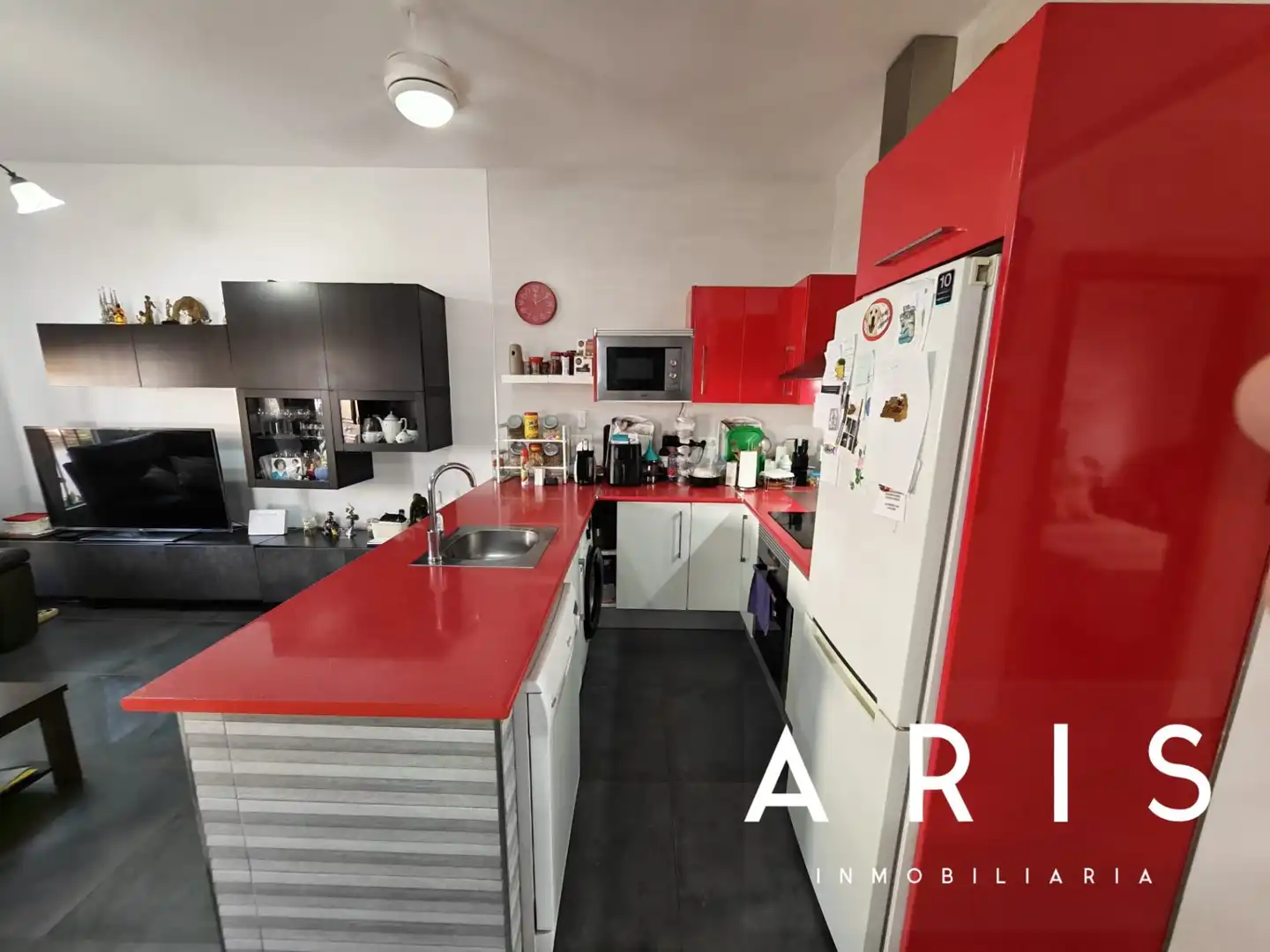 Cocina de Casa adosada en venta en Alhaurín de la Torre con Aire acondicionado y Piscina