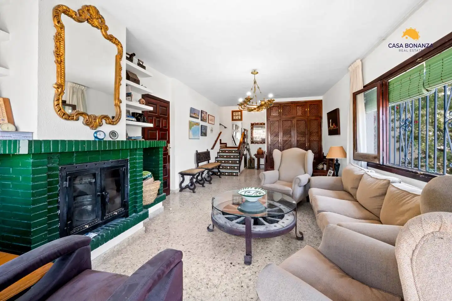 Living room of Houses for sale in Almuñécar  with Private garden, Terrace and Swimming Pool