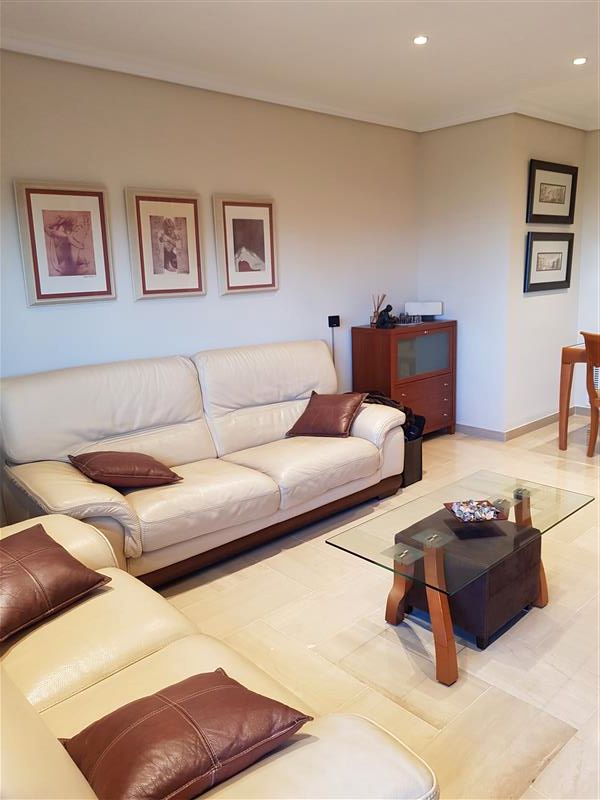 Living room of Flat to rent in Gandia  with Air Conditioner, Private garden and Swimming Pool
