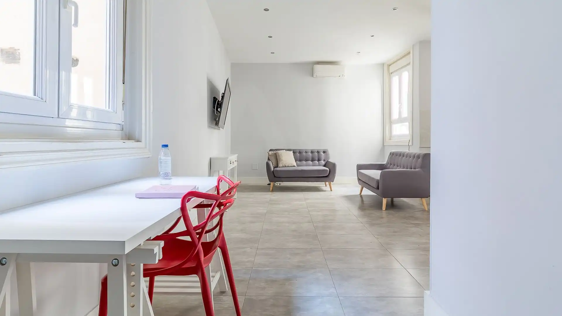 Living room of Flat for rent in Madrid