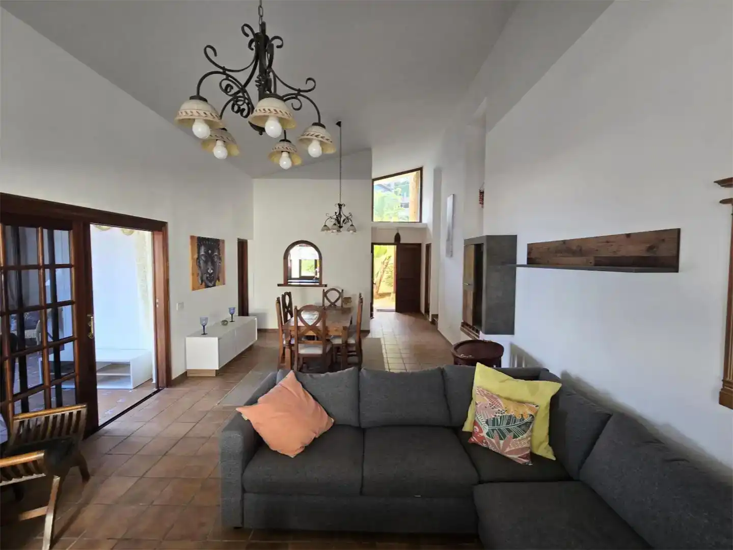 Sala de estar de Piso en venta en El Sauzal con Piscina