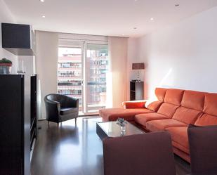 Living room of Flat to rent in  Barcelona Capital  with Heating, Terrace and Balcony