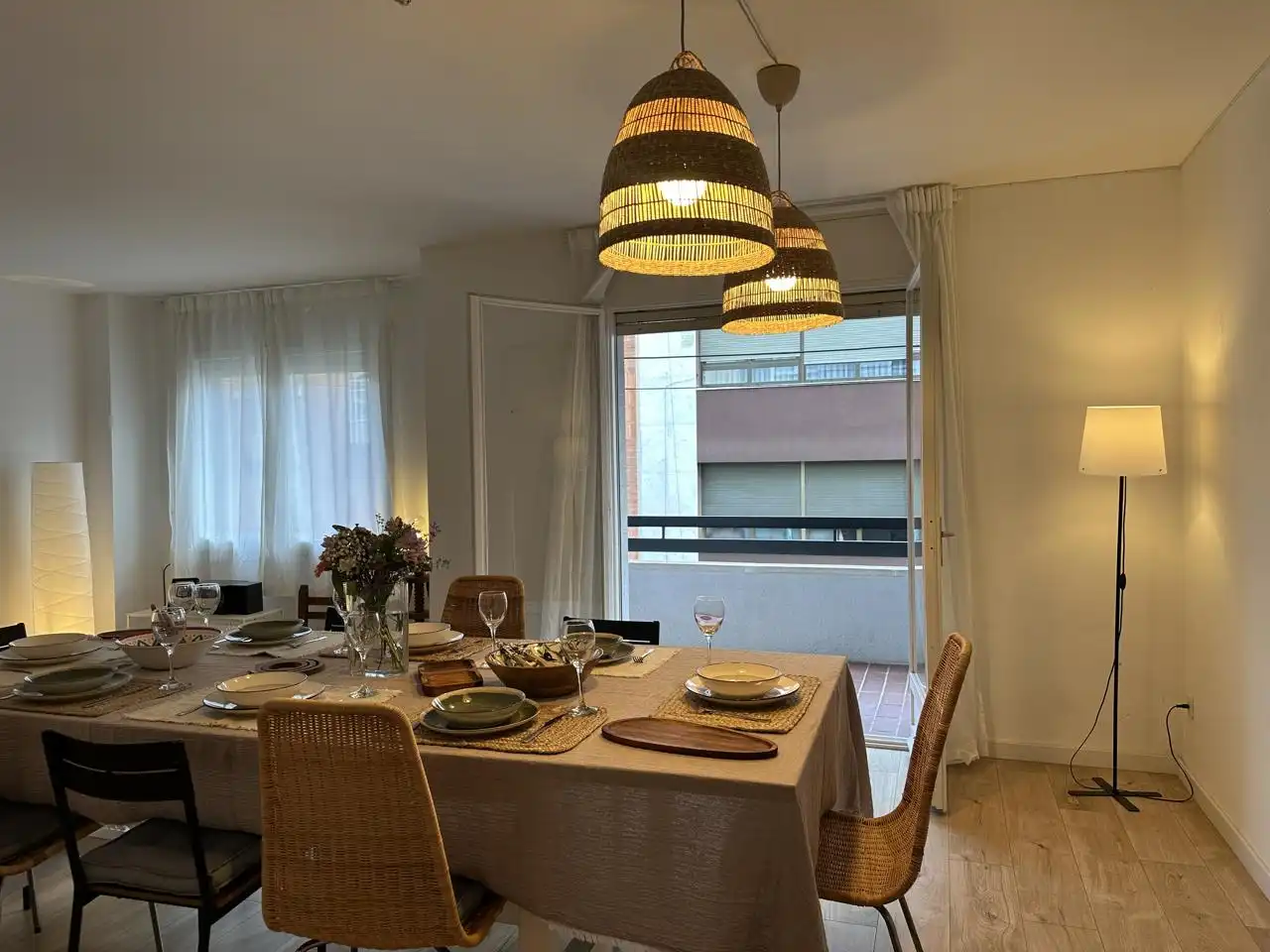 Dining room of Flat for rent in Terrassa  with Air Conditioner, Heating and Terrace
