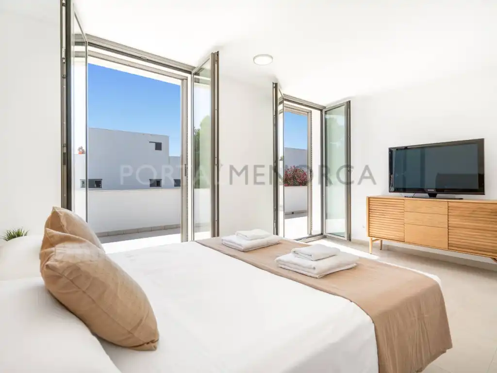 Terrassa de Casa o xalet en venda en Es Mercadal amb Jardí privat, Terrassa i Piscina