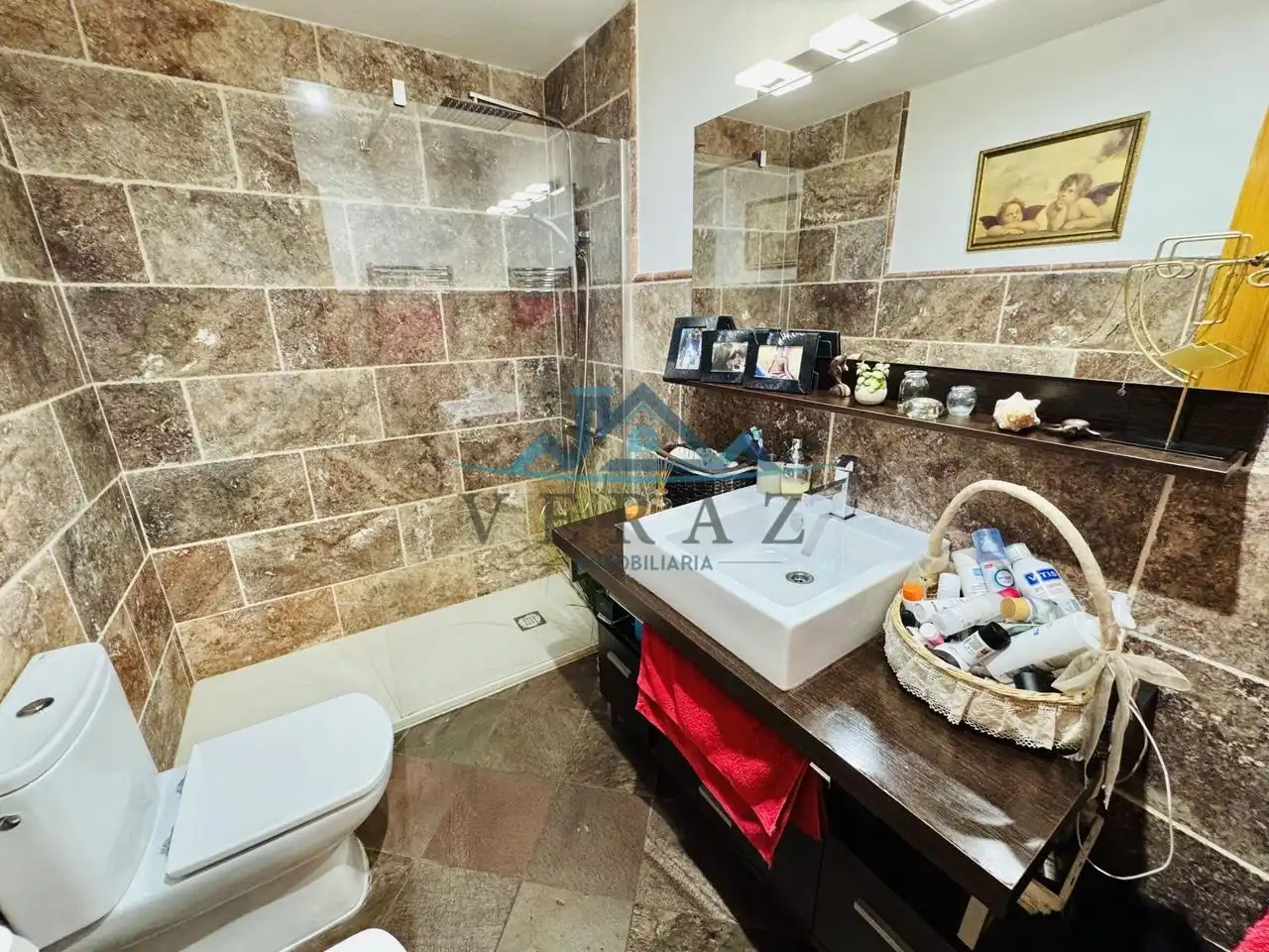 Badezimmer von Haus oder Chalet zum Verkauf in Talavera de la Reina mit Klimaanlage, Heizung und Privatgarten