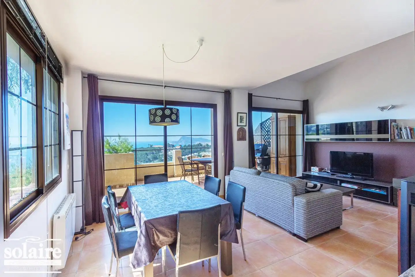 Comedor de Casa adosada de alquiler en Altea con Aire acondicionado, Calefacción y Terraza