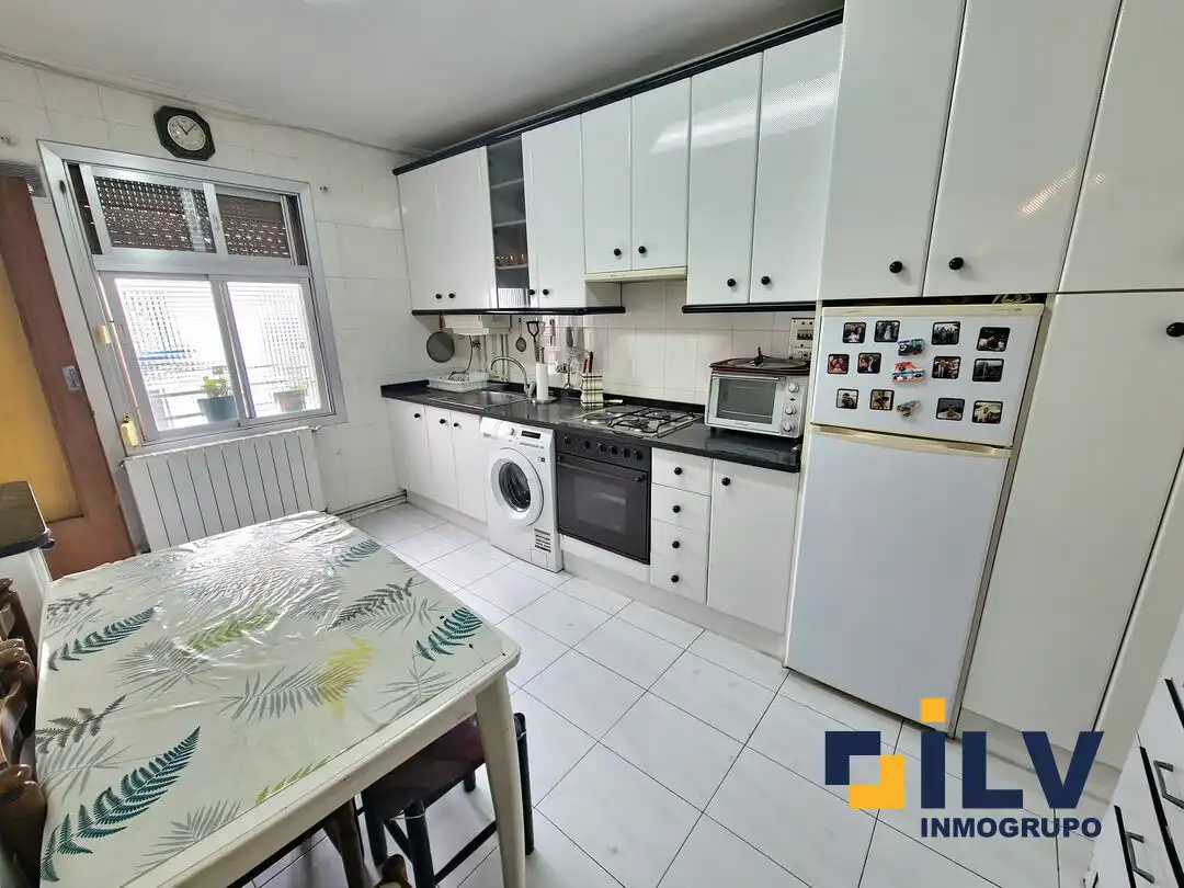 Kitchen of Flat for sale in Bilbao   with Heating, Terrace and Storage room