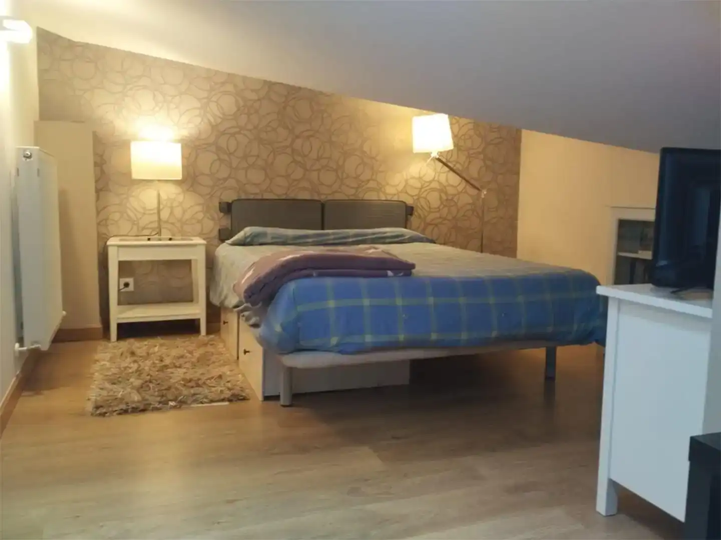 Bedroom of Detached homes for rent in Areatza  with Private garden, Parquet flooring and Furnished