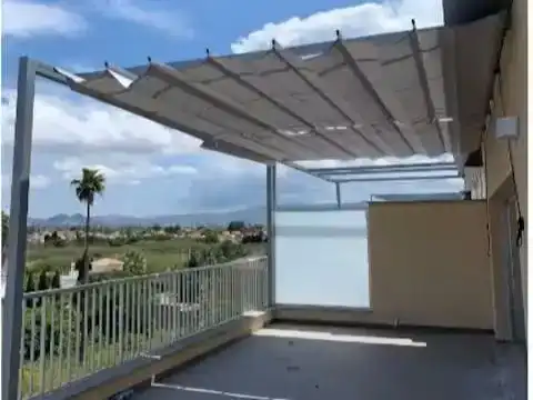 Terrassa de Àtic de lloguer en Dénia amb Aire condicionat, Jardí privat i Parquet