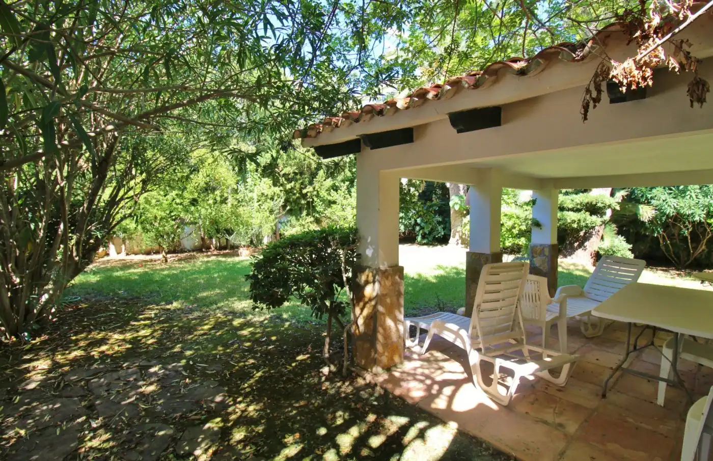 Jardín de Casa o chalet en venta en Moraira con Aire acondicionado, Calefacción y Jardín privado