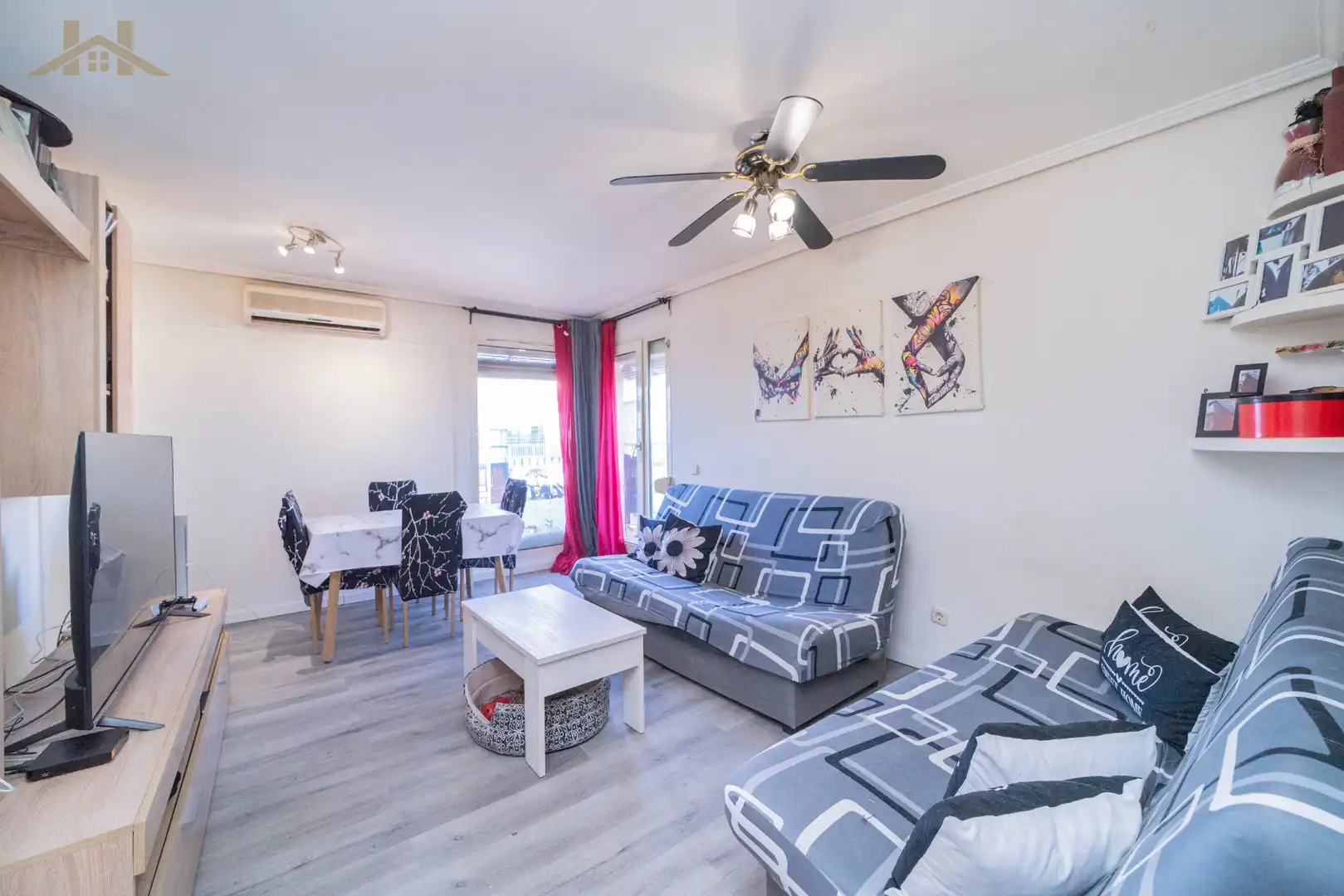 Sala de estar de Piso en venta en Fuenlabrada con Aire acondicionado, Calefacción y Parquet