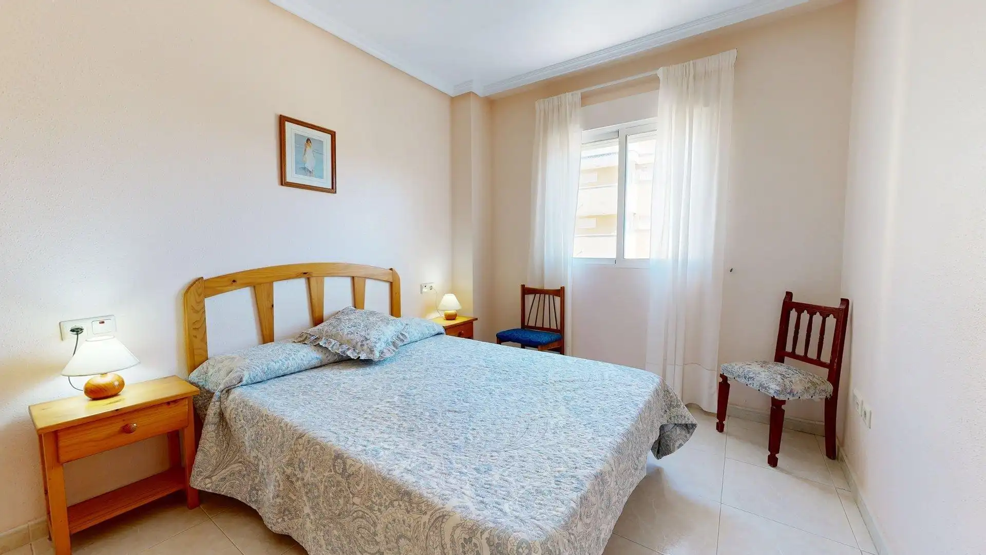 Schlafzimmer von Wohnungen zum Verkauf in Elche / Elx mit Klimaanlage, Terrasse und Möbliert
