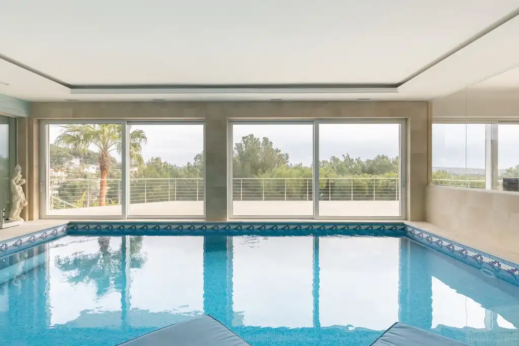 Piscina de Casa o xalet en venda en Calvià amb Aire condicionat, Jardí privat i Terrassa