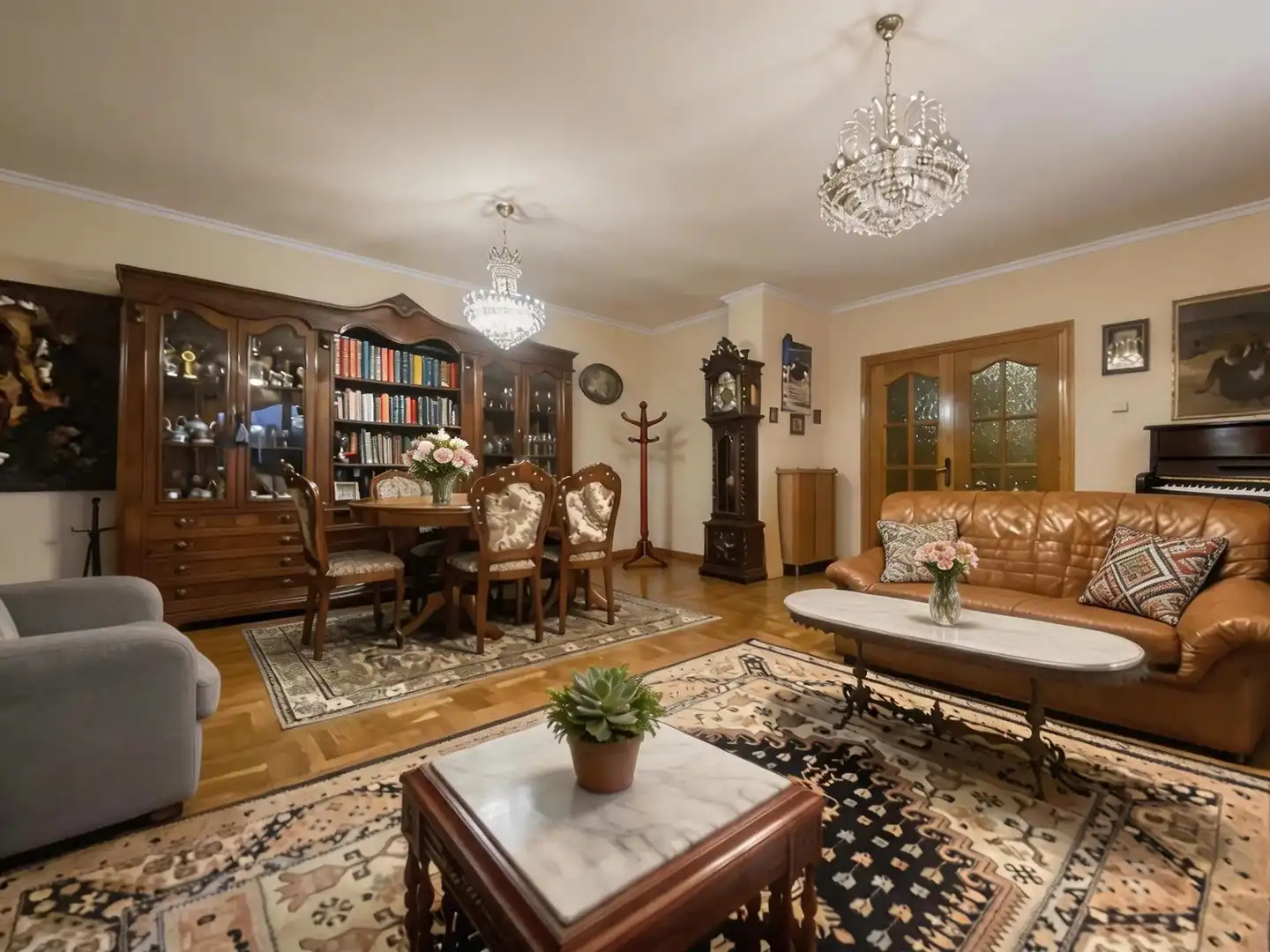 Sala de estar de Casa o chalet en venta en Gijón  con Jardín privado, Terraza y Balcón