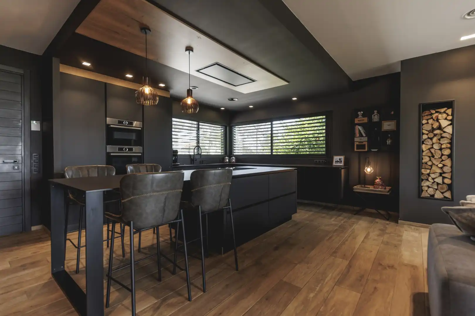 Kitchen of Houses for sale in Sant Julià de Ramis  with Air Conditioner, Heating and Terrace