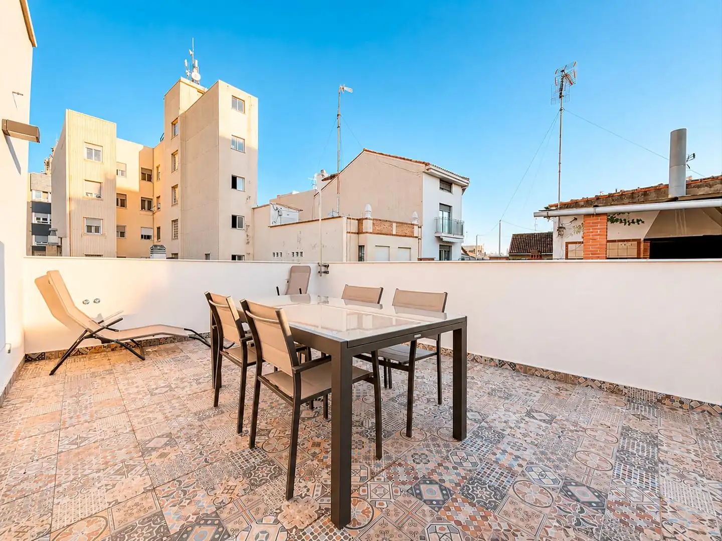 Terraza de Casa o chalet de alquiler en Massamagrell con Aire acondicionado, Terraza y Amueblado