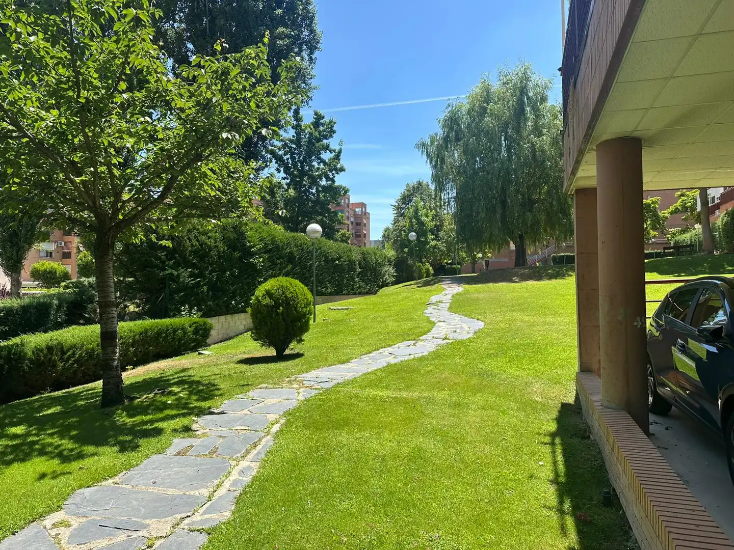 Garden of Flat for rent in Móstoles  with Heating, Terrace and Oven