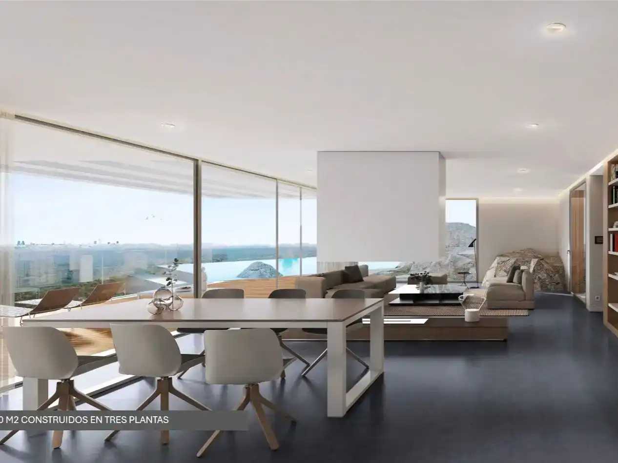 Sala de estar de Casa o chalet en venta en Torrelodones con Aire acondicionado y Piscina