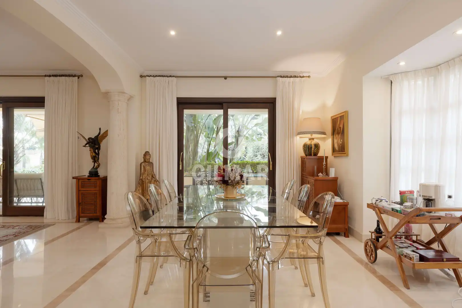 Comedor de Casa o chalet en venta en Benahavís con Calefacción, Jardín privado y Piscina
