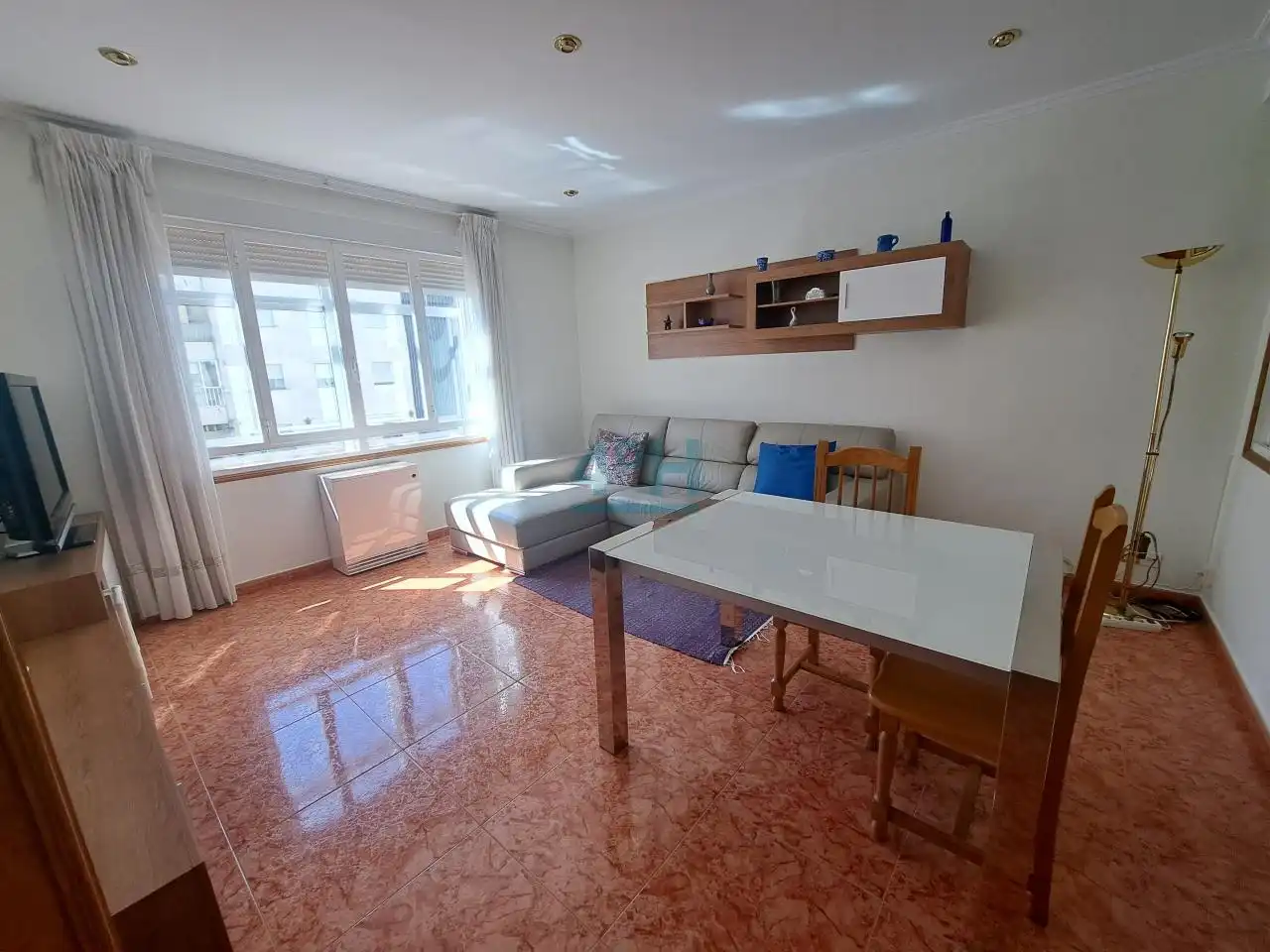 Living room of Flat for sale in Ourense Capital   with Heating, Storage room and Furnished