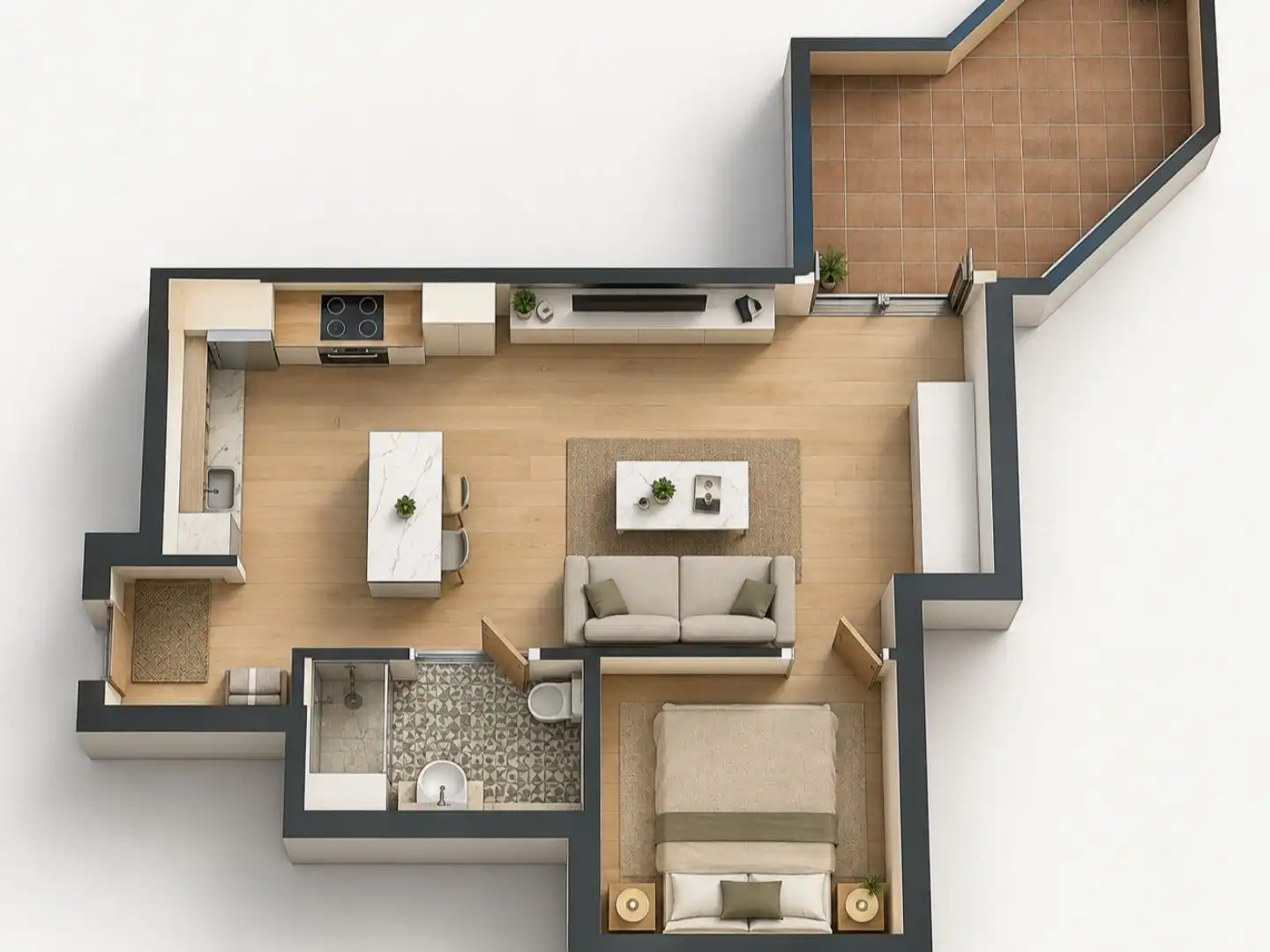 Estudio en venta en Calle Brasil, 12, Cádiz Capital