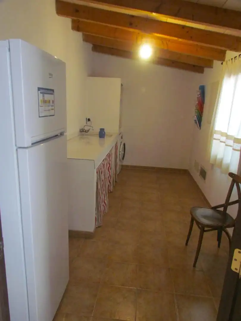 Cocina de Finca rústica de alquiler en Santa Eugènia con Aire acondicionado, Jardín privado y Terraza