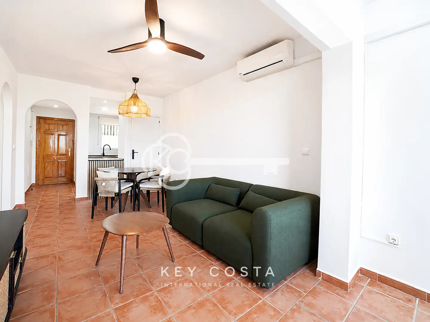 Sala de estar de Piso de alquiler en Mutxamel con Aire acondicionado, Calefacción y Amueblado
