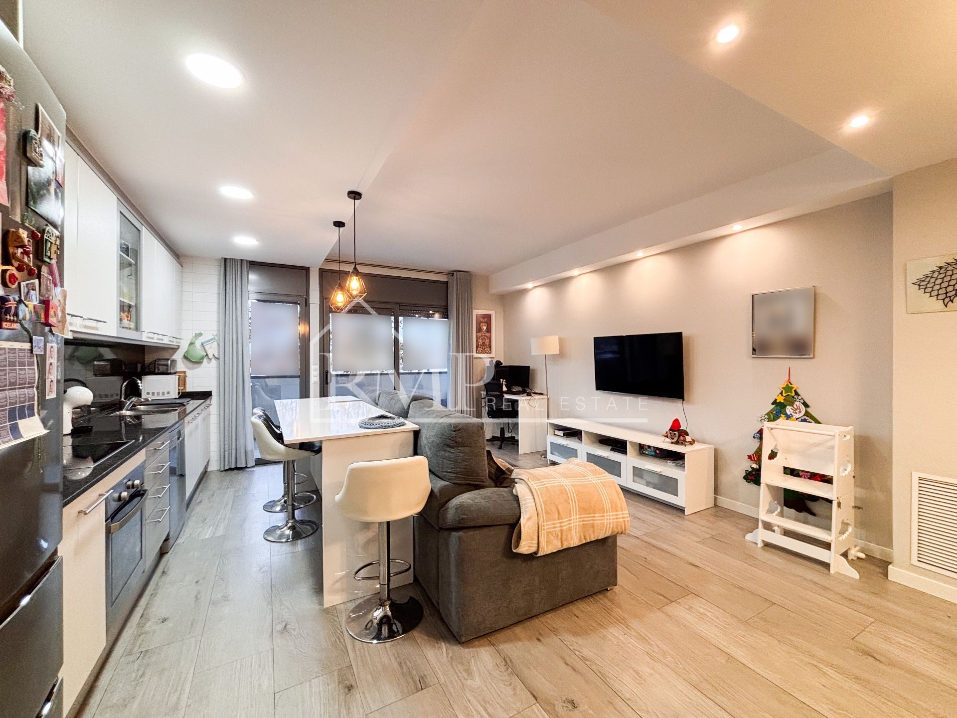 Living room of Flat for sale in  Barcelona Capital  with Air Conditioner, Heating and Terrace