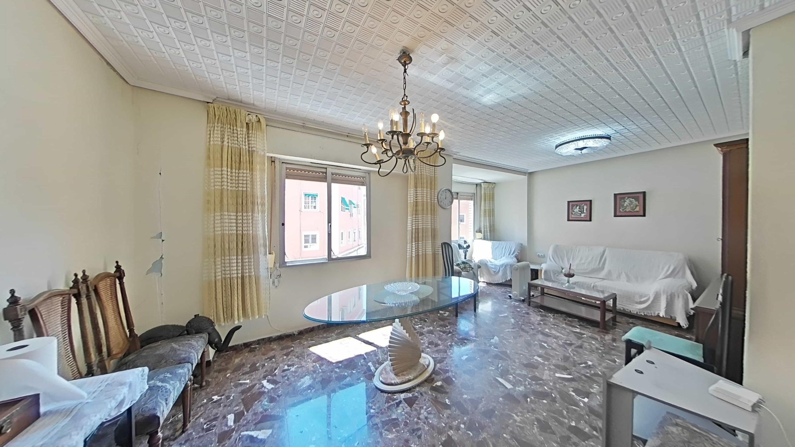Sala d'estar de Pis en venda en  Valencia Capital