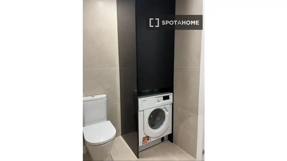 Badezimmer von Wohnung zur untervermieten in  Palma de Mallorca mit Klimaanlage, Terrasse und Möbliert