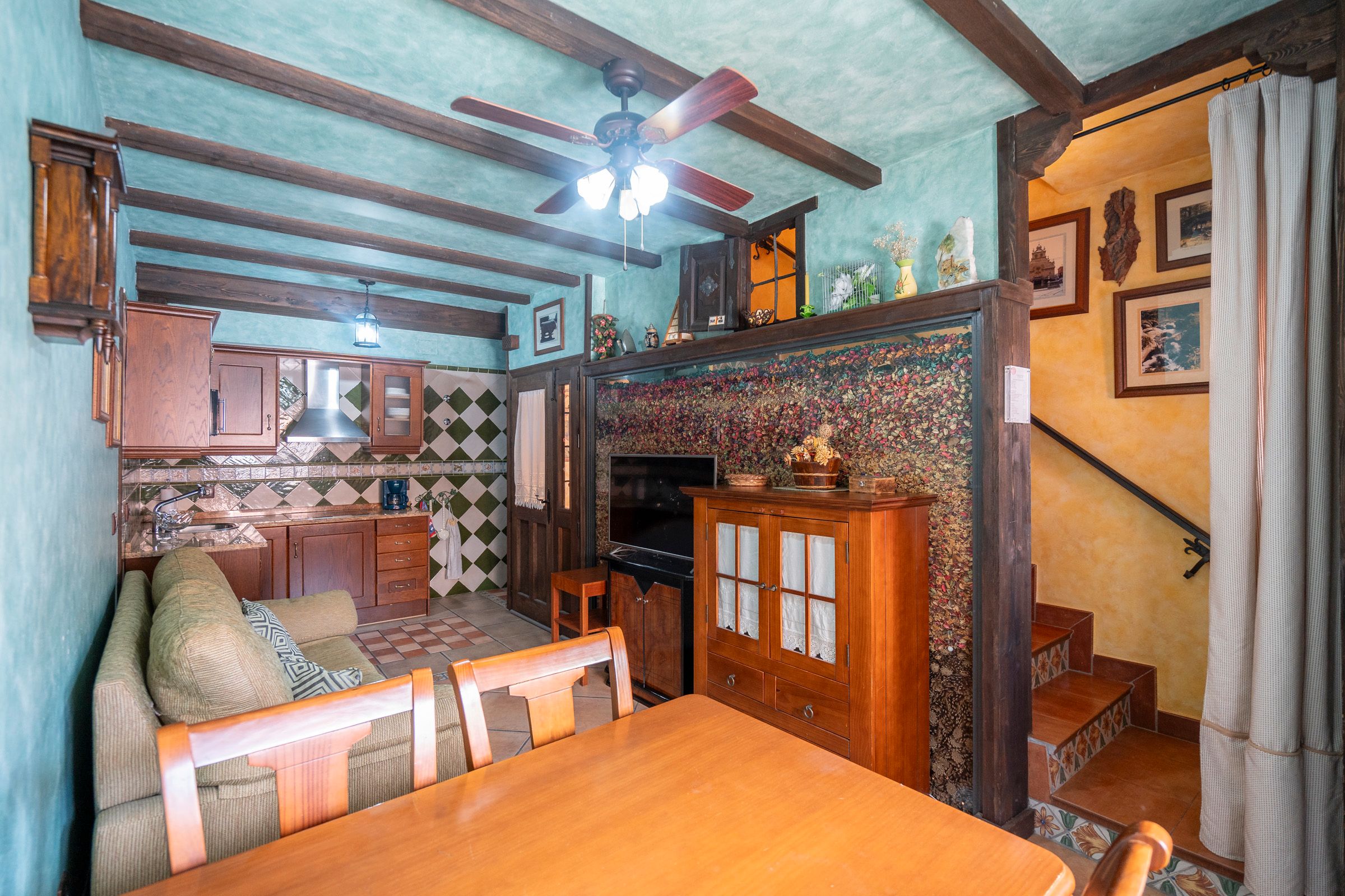Dining room of Single-family semi-detached for sale in El Tiemblo   with Air Conditioner, Heating and Furnished